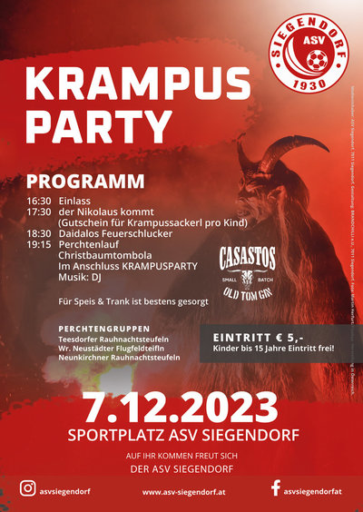 Krampus PARTY - Flyer